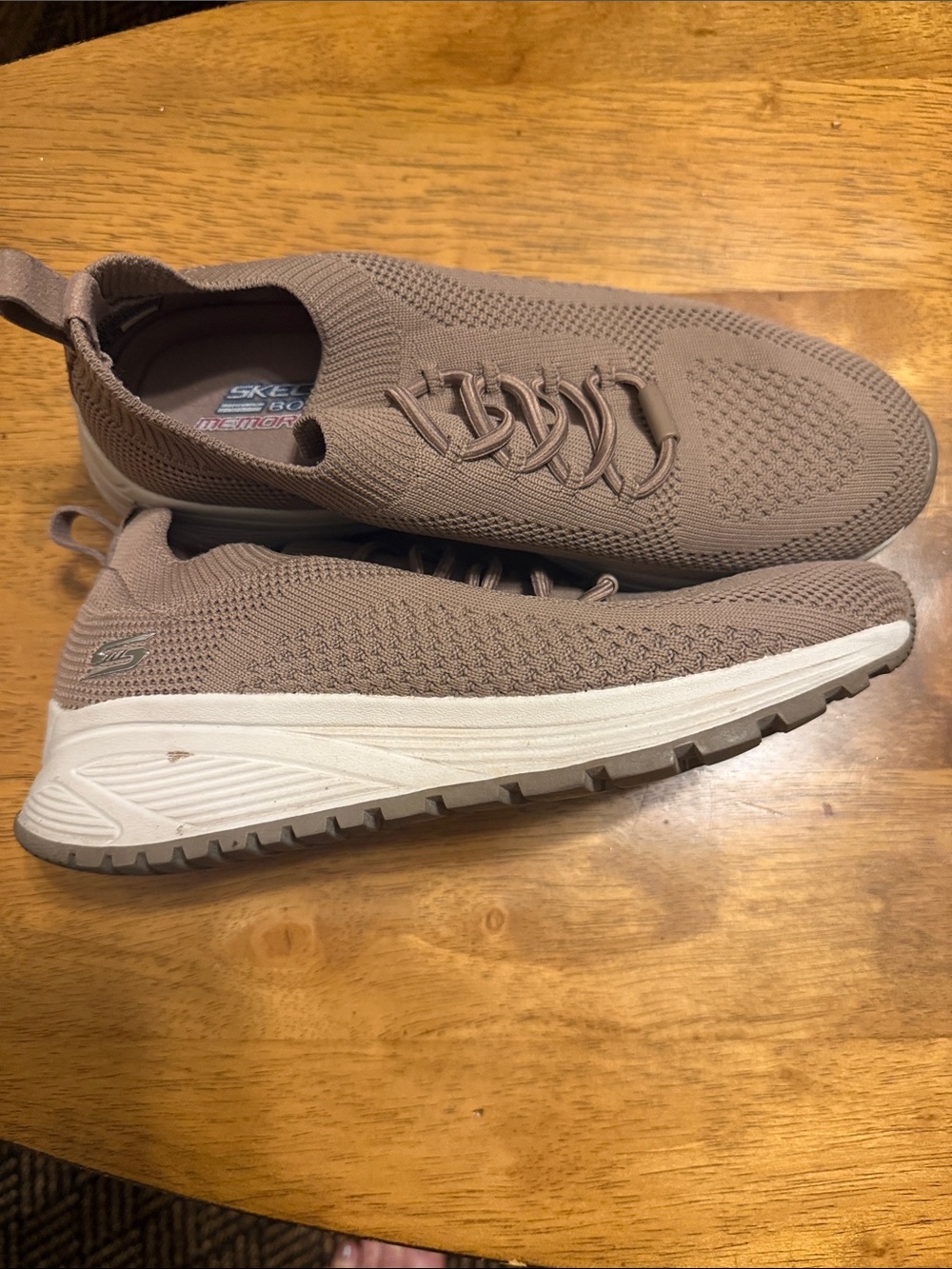 Skechers BOBS memory foam Womenβs Knit Slip-On